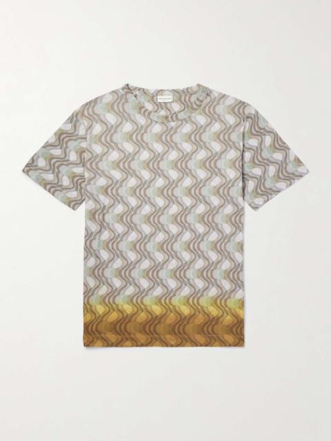 Dries Van Noten Slim-Fit Appliquéd Printed Cotton-Jersey T