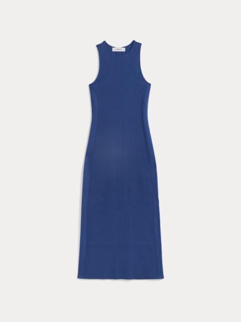 EVERLANE CUTAWAY RIBBED MIDI DRESS