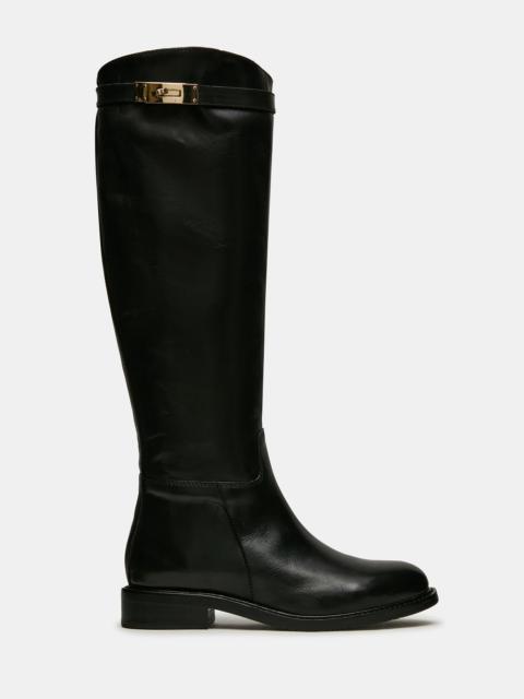 STEVE MADDEN BEXLEY BLACK LEATHER