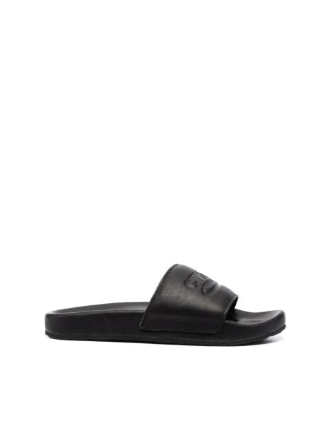 Heron Preston logo-debossed open-toe slides