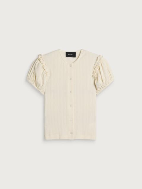 Simone Rocha Simone Rocha Pointelle Puff Sleeve Cardigan