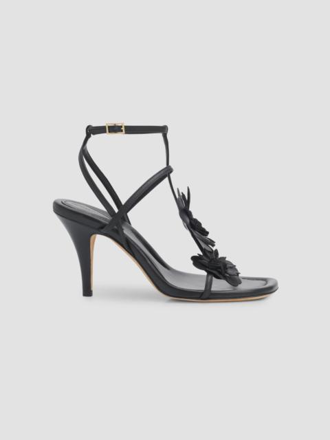 Zimmermann Women's Belara 85MM Leather & Suede Sandals - Black