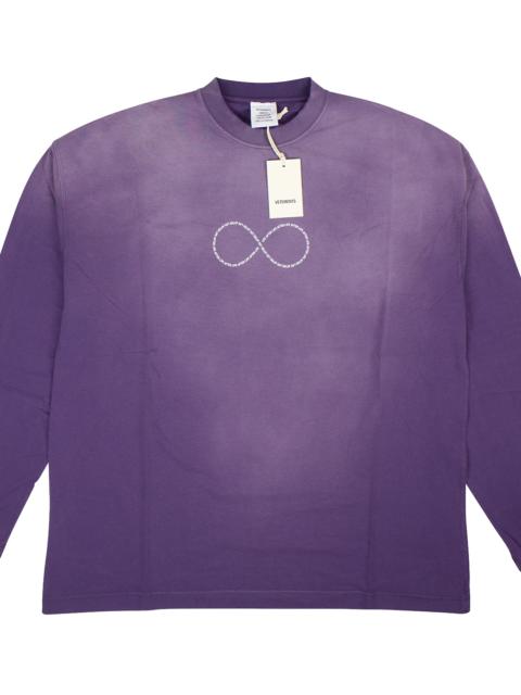 VETEMENTS Life After Life Long-Sleeve Tee "Washed Purple" UE63LS180P