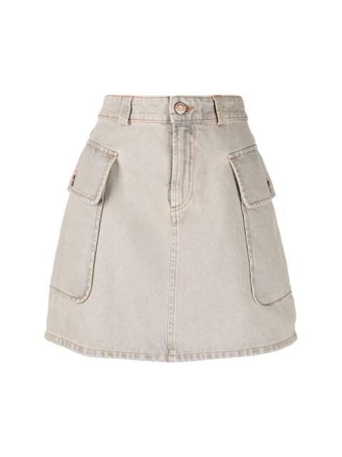See by Chloé A-line denim mini skirt