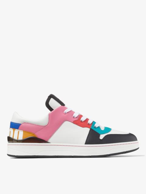 JIMMY CHOO Florent/M
Multi Leather Trainers with Choo Lettering