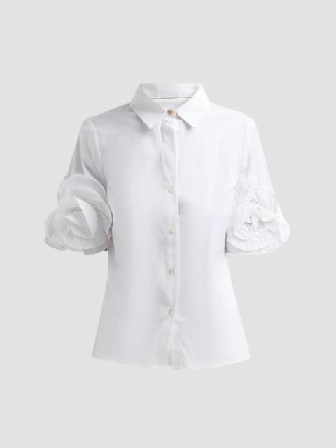 Lilly Pulitzer Women's The Flower Lilly Shirt - Resort White