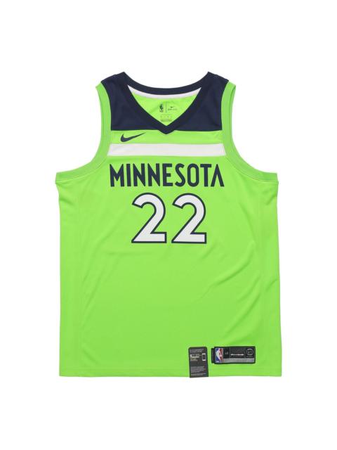 Nike Nike Minnesota Timberwolves Andrew Wiggins NBA Jersey Green 877213-313