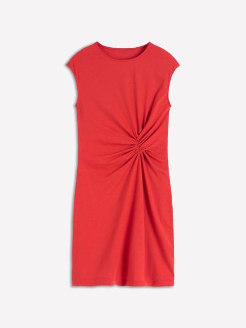 BODEN Delilah Twist Short Dress-Red Coral