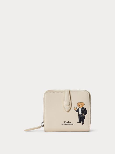 Polo Ralph Lauren Polo Bear Leather Compact Wallet
