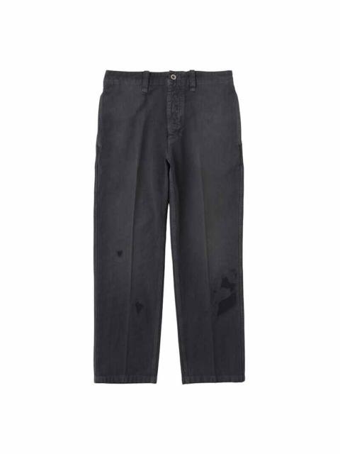 visvim GIFFORD PANTS DMGD BLACK