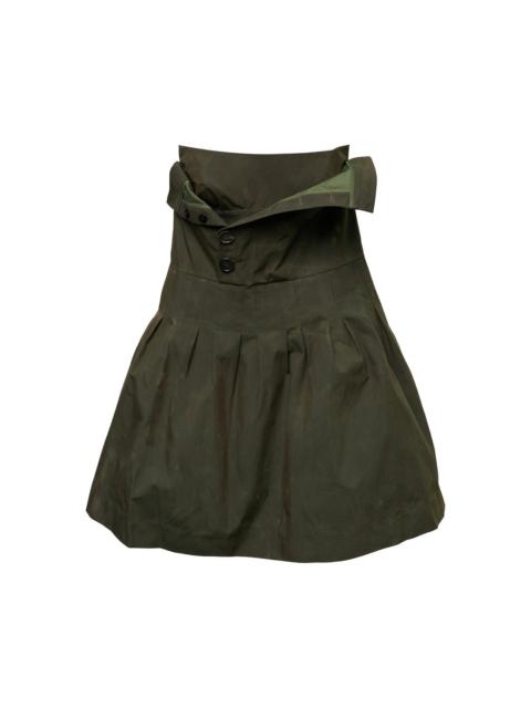 SHUSHU/TONG Double-Layer Bustier Mini Dress