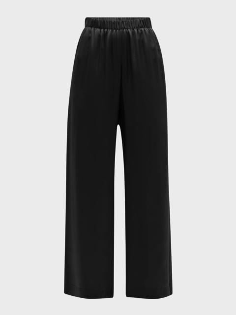 SABLYN Brynn Wide-Leg Silk Pants
