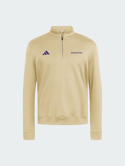 adidas University of Washington Ultimate365 Cozy 1/4 Zip Sweatshirt