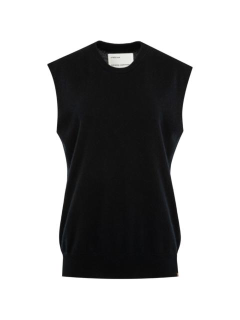 extreme cashmere Bos knitted sweater vest