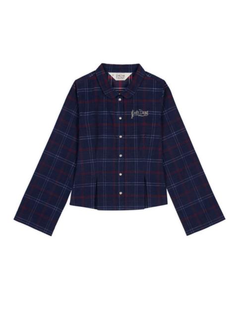BRAIN DEAD Mesa School Shirt - Blue Multi