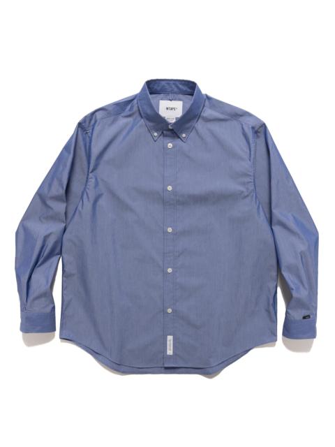 WTAPS BD 01 / LS / Broadcloth COOLMAX Shirt BLUE | REVERSIBLE