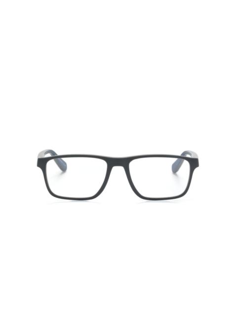 EMPORIO ARMANI logo-plaque rectangle-frame glasses