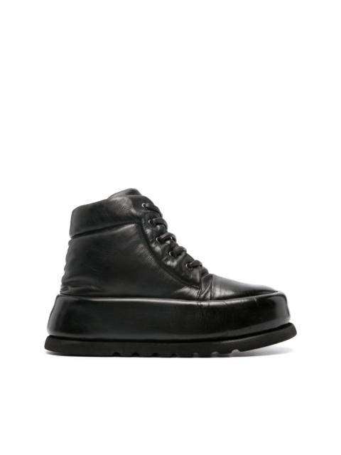Marsèll leather platform ankle boots