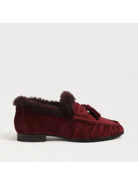 Sam Edelman Lana Fur Tassel Loafer