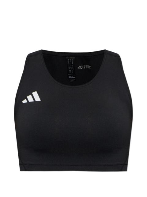 adidas Adizero logo-print top