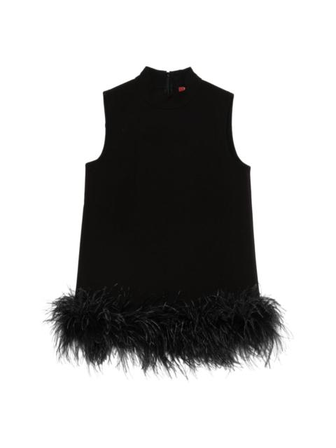 Max Mara Feathered top