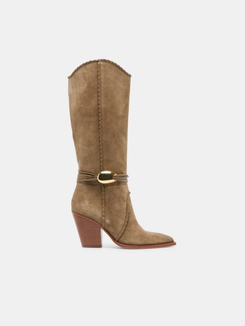 dolce vita JODY BOOTS OLIVE SUEDE