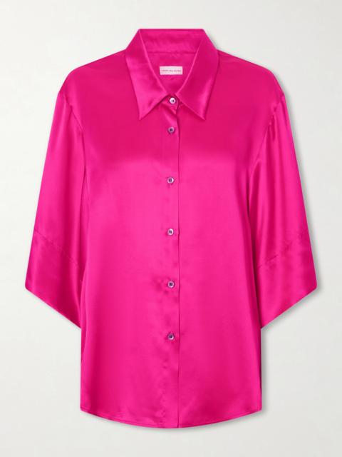Dries Van Noten Clea Silk-satin Blouse