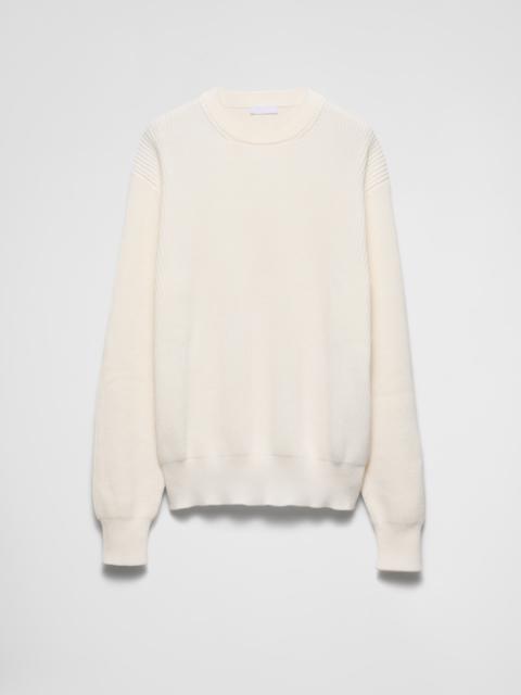 Prada Cotton crew-neck sweater