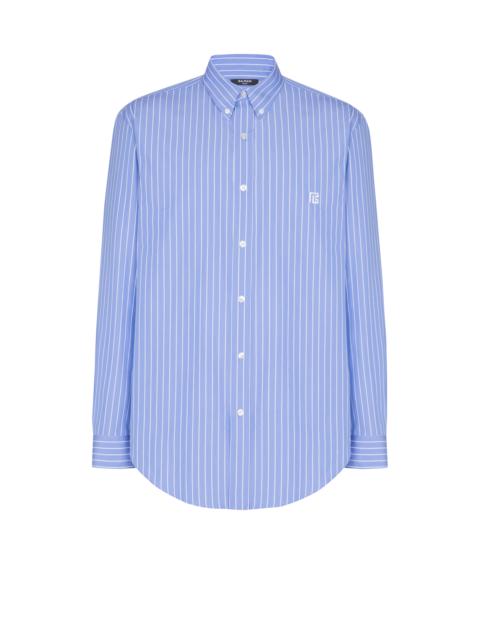 Balmain Striped regular-fit shirt