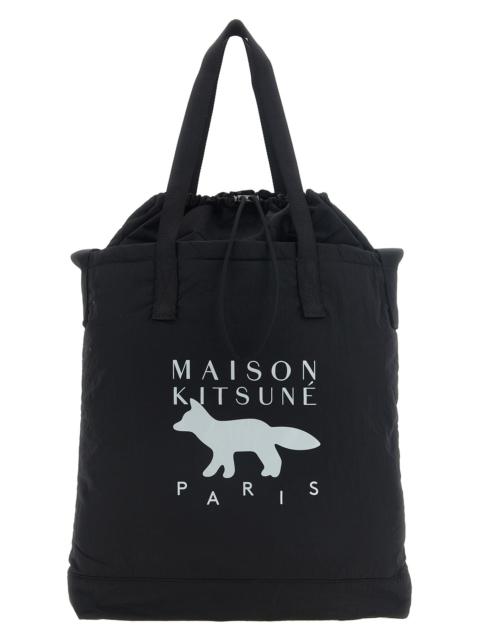 Maison Kitsuné Drawstring Shopping Bag