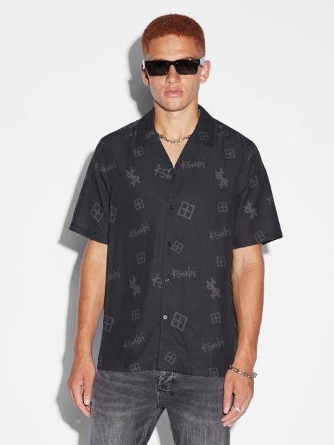 Ksubi KASH BOX RESORT SS SHIRT COAL