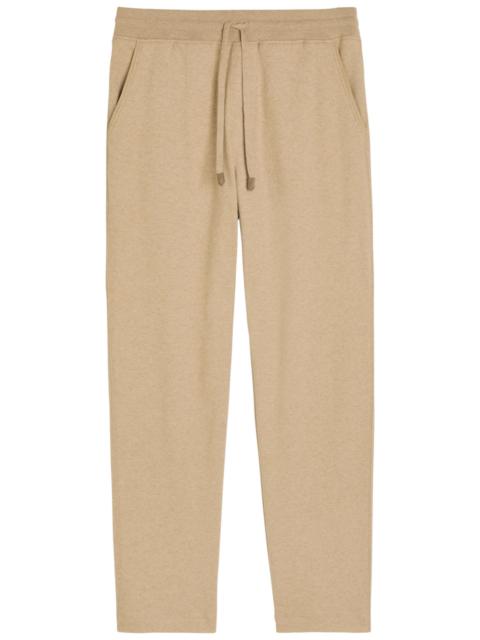 Canali Canali Slim Straight-leg Cotton and Cashmere-blend Trousers
