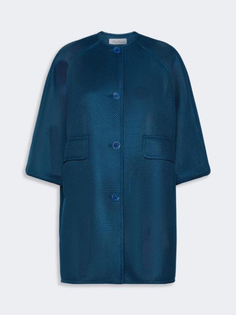 Max Mara REFOLO Technical mesh coat - NAVY
