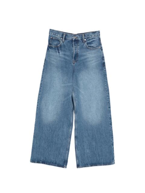 Alexander Wang Surge Low Rise Wide Leg Jeans