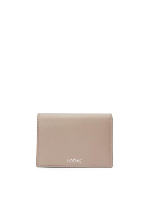 Loewe Folded wallet in shiny nappa calfskin