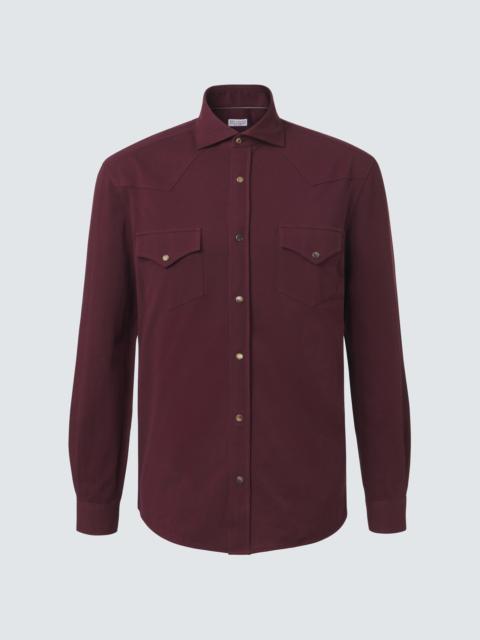 Brunello Cucinelli Cotton piqué shirt