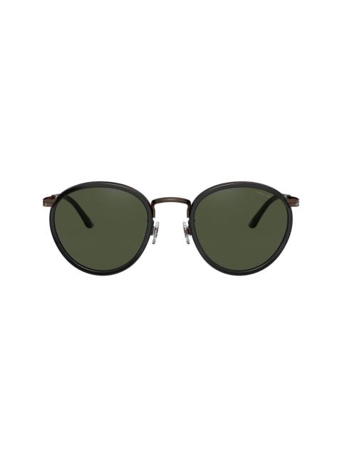 GIORGIO ARMANI round tinted sunglasses