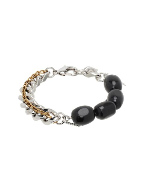 Dries Van Noten Silver & Gold Tiered Bracelet