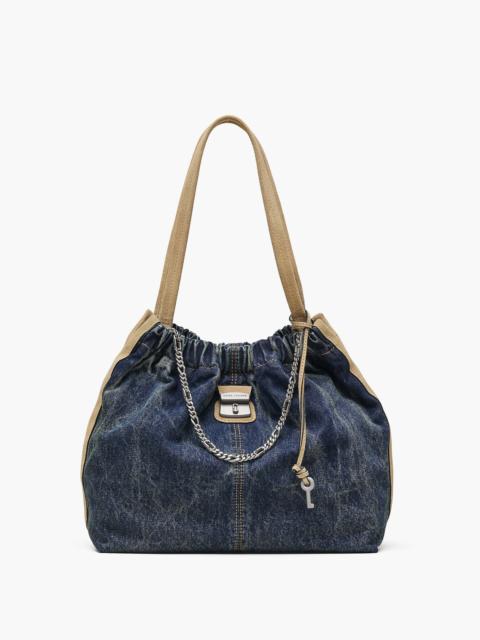 THE DENIM SUEDE CRISTINA TOTE
