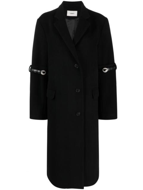 COPERNI buckle-detail single-breasted coat