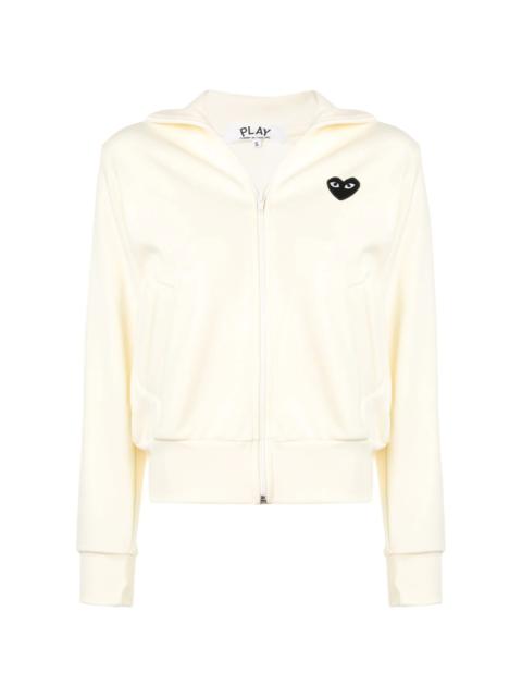 heart logo-patch track jacket