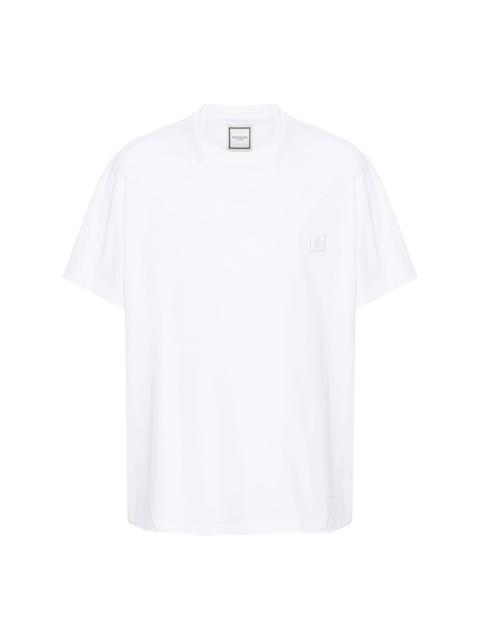 【関税込み】WOOYOUNGMI オフホワイト Line Embroidery Tシャツ Off-White Line Embroidery T-shirt by WOOYOUNGMI on Sale
