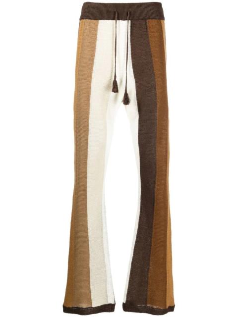 AMIRI striped straight-leg trousers