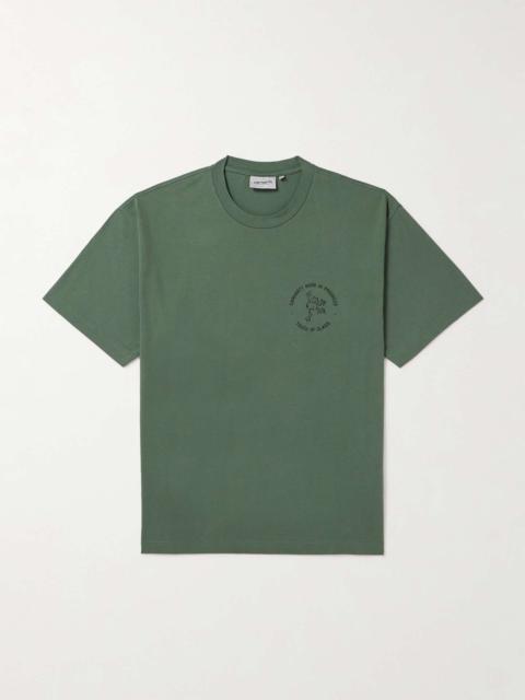 Stamp Logo-Print Cotton-Jersey T-Shirt