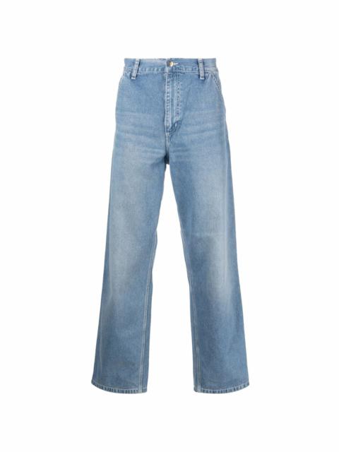 Simple straight-leg jeans