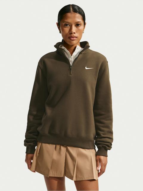 Nike Nike Studio Fleece Medium Weight Women's 1/4-Zip Top