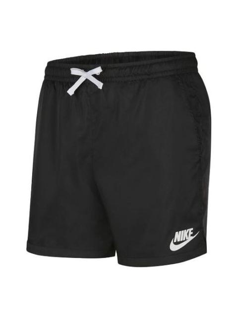 Nike Nike Sportswear에 의하여 길쌈된 캐주얼 Breathable 반바지 검정 AT5289-010