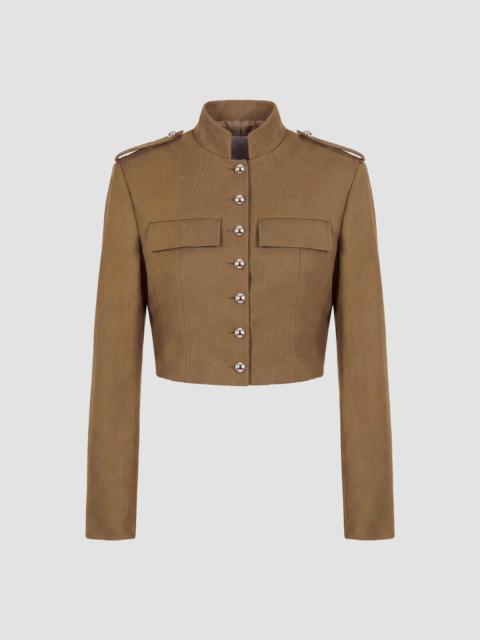 NICHOLAS Women's Tamsin Cropped Military Jacket - Sahara