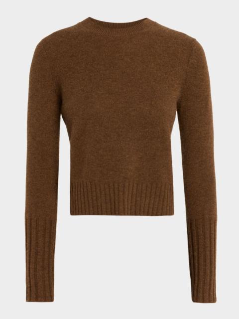 GUEST IN RESIDENCE Shrunken Crewneck Sweater in Cashmere