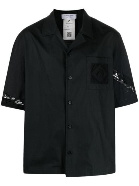 Marine Serre Regenerated Household Linen cotton shirt
